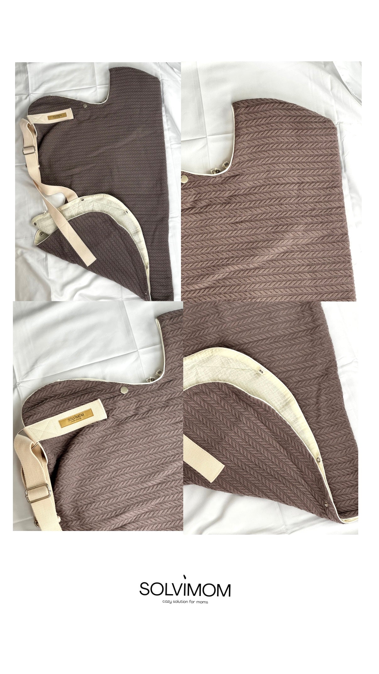 Solvimom Baby Carrier - Mocha Mist