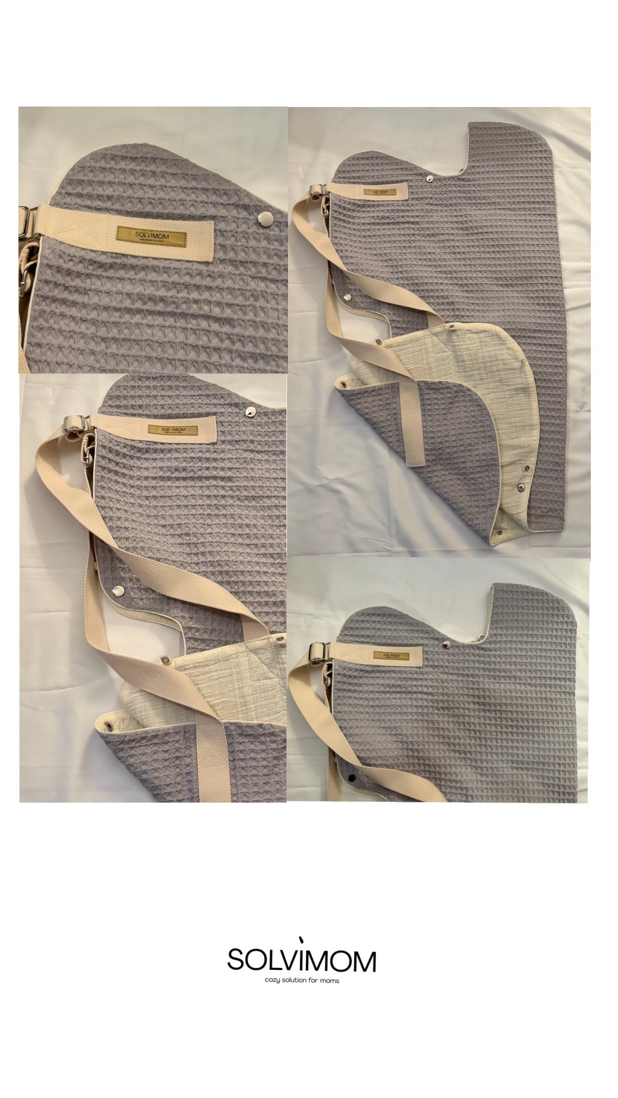 Solvimom Baby Carrier - Cloud Grey