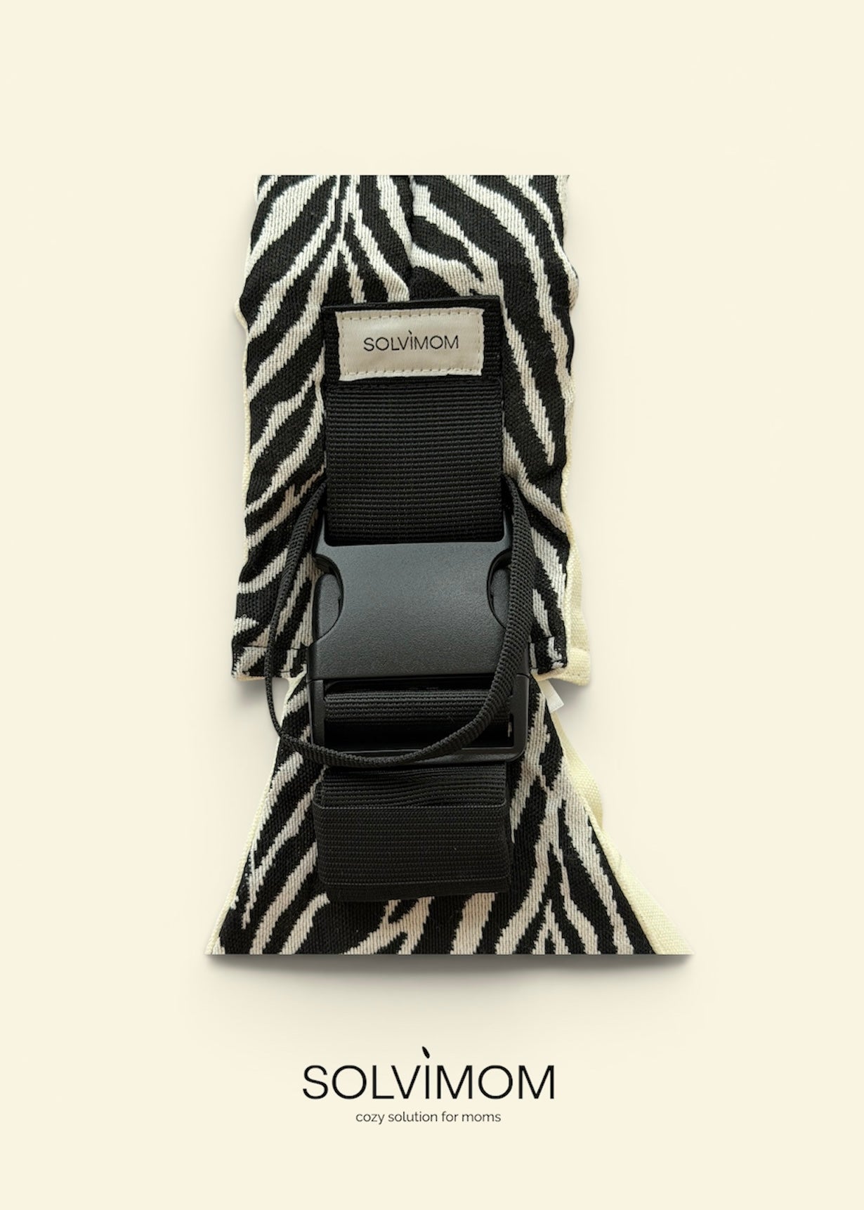 Solvimom timeless sling - Ivory Storm