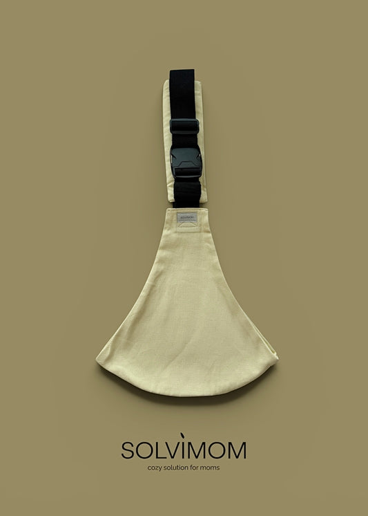 Solvimom signature sling - Butter Yellow