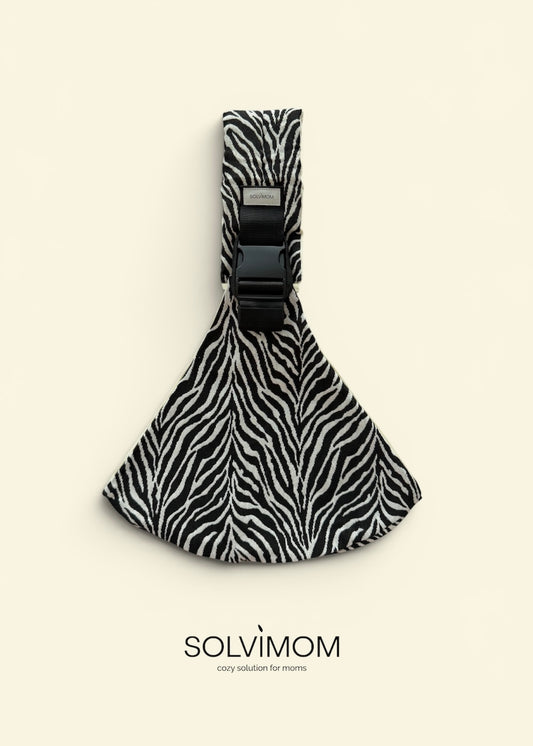 Solvimom timeless sling - Ivory Storm
