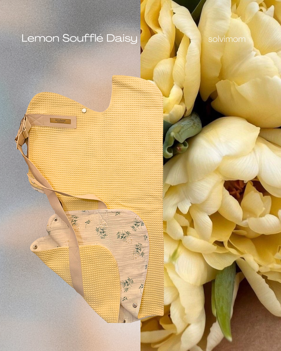 Solvimom Baby Carrier - Lemon Soufflé Daisy